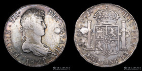 Potosi. Fernando VII. 8 Reales 1821 PJ CJ 86.11