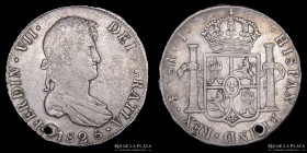 Potosi. Fernando VII. 8 Reales 1825 J CJ 86.15.1
