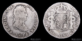 Potosi. Fernando VII. 2 Reales 1813 PJ. CJ 88.3