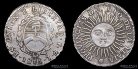 Provincias Unidas. 1 Sol 1815 F. CJ 15