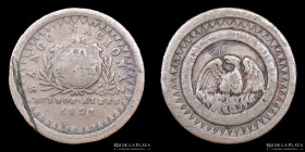 Argentina. Buenos Aires. 10 Decimos 1827. CJ 6.3
