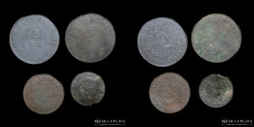 Argentina. Buenos Aires. 1840 a 1844. Lote x4. Incluye raras
