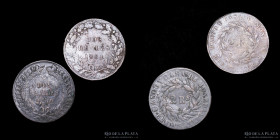 Argentina. Buenos Aires. 1860 a 1861. Lote x2