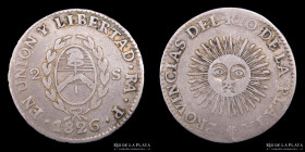Argentina. La Rioja. 2 Soles 1826 RA P. CJ 45.1.1