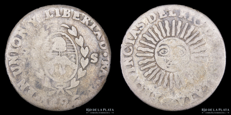 Argentina. La Rioja. 2 Soles 1826 RA P. AG.875, 26.0mm, 6.06g. CJ 44.1.16 (A10-R...