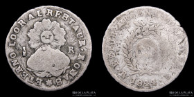 Argentina. La Rioja. 1/2 Real 1844. CJ 67.1.5