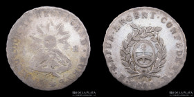 Argentina. La Rioja. 1/2 Real 1844. CJ 67.2.1