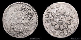 Argentina. Cordoba. 1 Real 1843 JPP. CJ 44.3.2