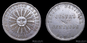 Argentina. Confederacion. 4 Centavos 1854. CJ 1
