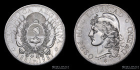 Argentina. 1881-1981. Centenario del Patacon. Plata