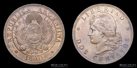 Argentina. 2 Centavos 1890. CJ 31