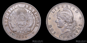 Argentina. 2 Centavos 1894. CJ 35