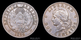 Argentina. 2 Centavos 1896. CJ 37