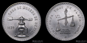 Mexico. Onza de Plata 1979 Bullion, Casa de Moneda. KM M49b