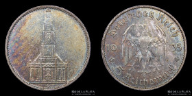 Alemania. III Reich. 5 Reichsmark 1935 G. KM82