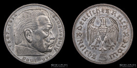 Alemania. III Reich. 5 Reichsmark 1935 E. KM86