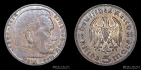 Alemania. III Reich. 5 Reichsmark 1935 G. KM86