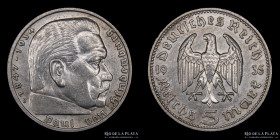 Alemania. III Reich. 5 Reichsmark 1935 J. KM86