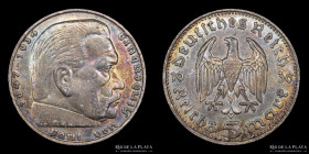 Alemania. III Reich. 5 Reichsmark 1936 D. KM86