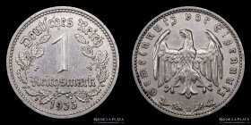 Alemania. III Reich. 1 Reichsmark 1933 D. KM78