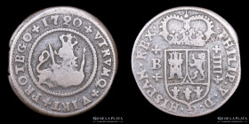 España. Felipe V. 4 Maravedis 1720. KM303