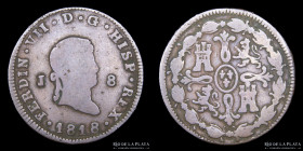 España. Fernando VII. 8 Maravedis 1818. KM491