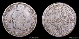 España. Fernando VII. 8 Maravedis 1820. KM491