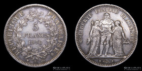 Francia. III Republica. 5 Francs 1876 A. KM820.1