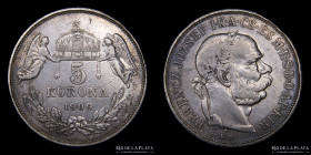 Hungria. Franz Joseph I. 5 Korona 1909. KM488