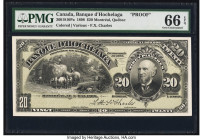 Canada Montreal, PQ- Banque d'Hochelaga $20 2.5.1898 Ch.# 360-18-10Pa Proof PMG Gem Uncirculated 66 EPQ. 

HID09801242017

© 2022 Heritage Auctions | ...
