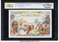 Central African Republic Banque des Etats de l'Afrique Centrale 5000 Francs 1.1.1980 Pick 11 PCGS Banknote Gem UNC 65 PPQ. 

HID09801242017

© 2022 He...