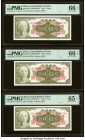 China Central Bank of China 5 Yuan 1945 (ND 1948) Pick 388 S/M#C302-2 Nine Examples PMG Gem Uncirculated 66 EPQ (6); Gem Uncirculated 65 EPQ (3). Seve...