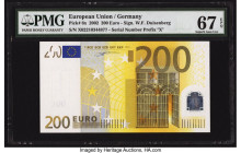European Union Central Bank, Germany 200 Euro 2002 Pick 6x PMG Superb Gem Unc 67 EPQ. 

HID09801242017

© 2022 Heritage Auctions | All Rights Reserved...