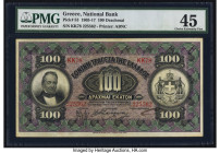Greece National Bank of Greece 100 Drachmai 1905-17 Pick 53 PMG Choice Extremely Fine 45. 

HID09801242017

© 2022 Heritage Auctions | All Rights Rese...