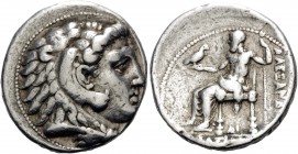 KINGS OF MACEDON. Alexander III ‘the Great’, 336-323 BC. Tetradrachm (Silver, 28 mm, 17.06 g, 6 h), uncertain mint in Cilicia, possibly Side, c. 325-3...