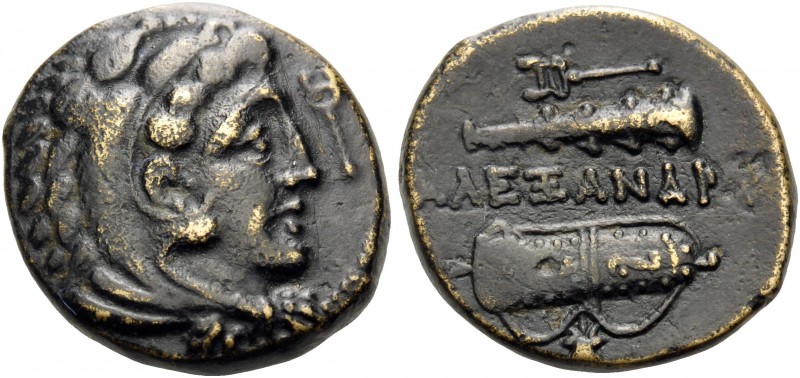 KINGS OF MACEDON. Alexander III ‘the Great’, 336-323 BC. Hemiobol (Bronze, 18 mm...