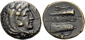 KINGS OF MACEDON. Alexander III ‘the Great’, 336-323 BC. Hemiobol (Bronze, 18 mm, 6.34 g, 3 h), struck posthumously during the reign of Philip III, Ta...