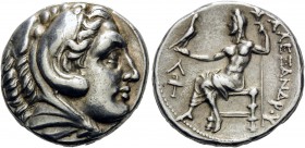 KINGS OF MACEDON. Alexander III ‘the Great’, 336-323 BC. Tetradrachm (Silver, 25 mm, 17.08 g, 2 h), struck during the reigns of Kassander and Demetriu...