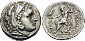 KINGS OF MACEDON. Alexander III ‘the Great’, 336-323 BC. Tetradrachm (Silver, 27.5 mm, 17.29 g, 9 h), struck during the reigns of Kassander and Demetr...