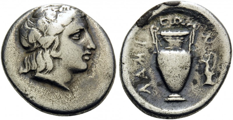 THESSALY. Lamia . Circa 400-344 BC. Hemidrachm (Silver, 16 mm, 2.67 g, 2 h), cir...