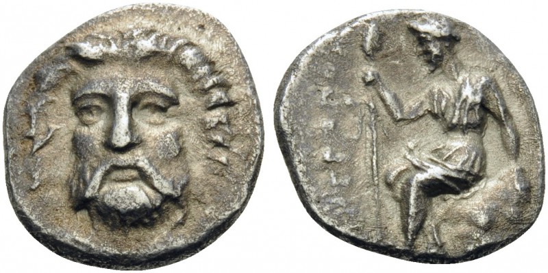 THESSALY. Metropolis . Circa 400-350 BC. Obol (Silver, 11 mm, 0.95 g, 6 h). Faci...