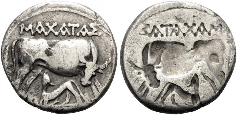 ILLYRIA. Dyrrhachion . Circa 200-37 BC. Drachm (Silver, 16 mm, 2.63 g, 12 h), br...