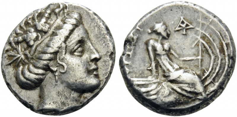 EUBOIA. Histiaia . 3rd-2nd centuries BC. Tetrobol (Silver, 13 mm, 2.32 g, 2 h). ...