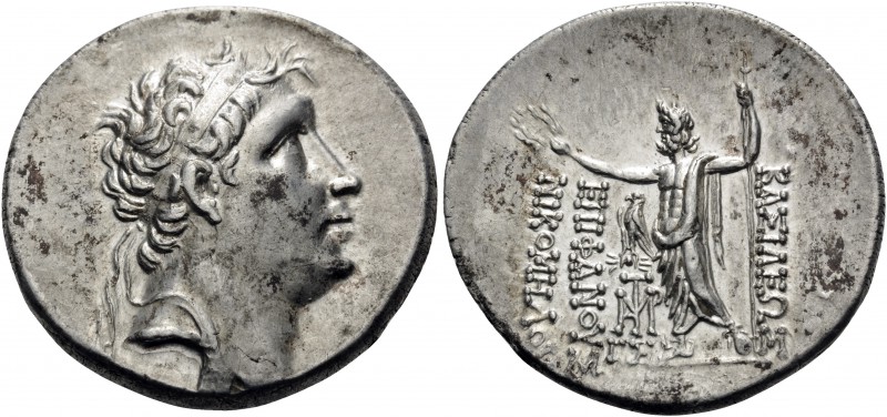 KINGS OF BITHYNIA. Nikomedes IV Philopator, 94-74 BC. Tetradrachm (Silver, 33 mm...