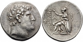 KINGS OF PERGAMON. Eumenes I, 263-241 BC. Tetradrachm (Silver, 30 mm, 17.02 g, 1 h), struck c. 255/50-241. Laureate head of Philetairos to right. Rev....