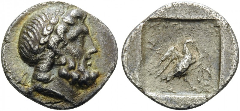 CARIA. Stratonikeia . Circa 88-85 BC. Hemidrachm (Silver, 13 mm, 1.22 g, 12 h), ...
