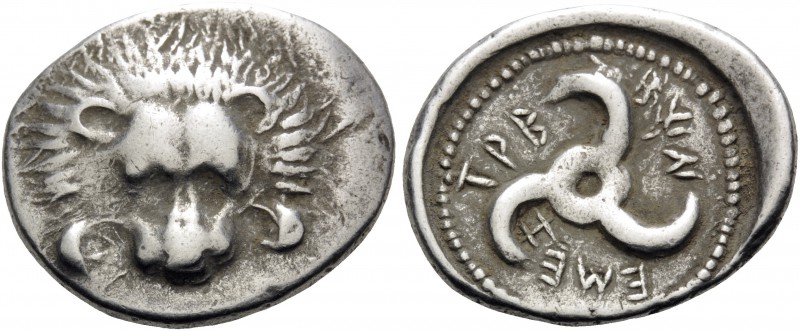 DYNASTS OF LYCIA. Trbbenimi, circa 390-370 BC. Tetrobol (Silver, 17.5 mm, 1.95 g...
