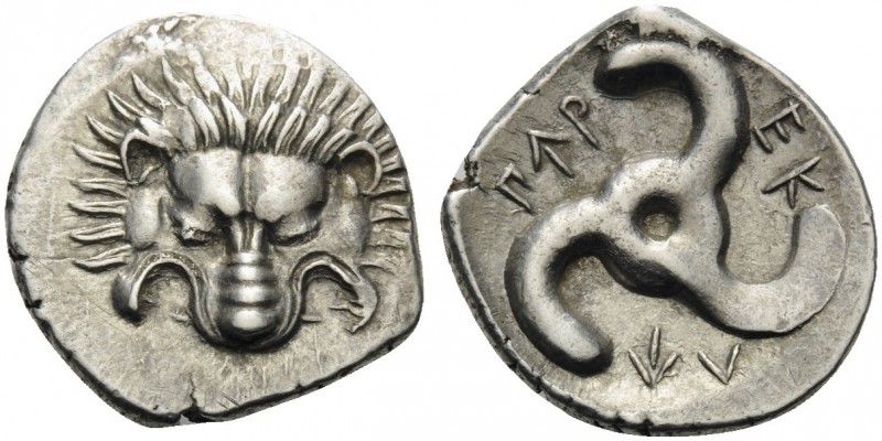 DYNASTS OF LYCIA. Perikles, circa 380-360 BC. Tetrobol (Silver, 17 mm, 2.81 g). ...