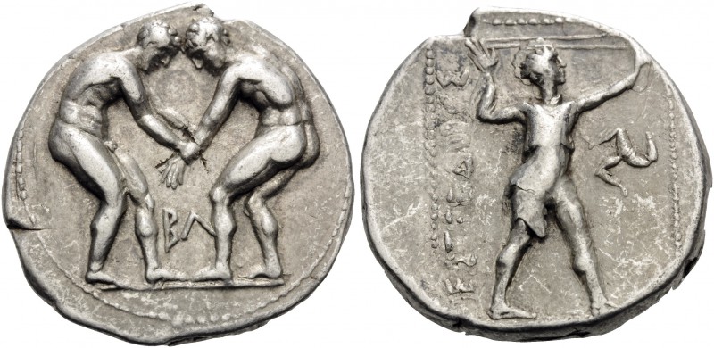 PAMPHYLIA. Aspendos . Circa 380/75-330/25 BC. Stater (Silver, 23 mm, 10.80 g, 12...
