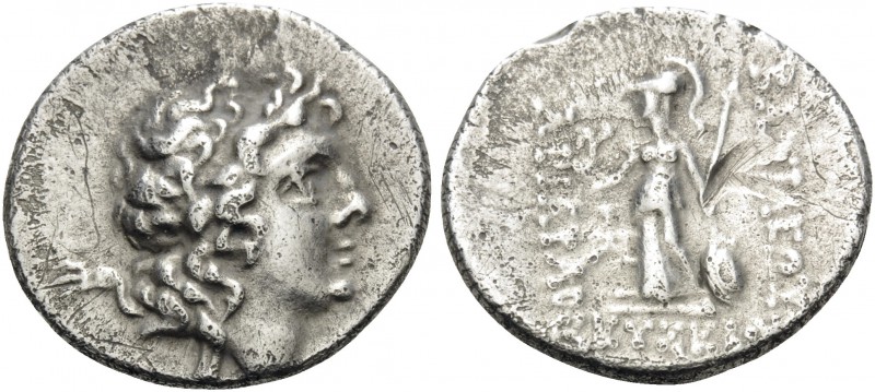 KINGS OF CAPPADOCIA. Ariarathes IX Eusebes Philopator, circa 100-85 BC. Drachm (...